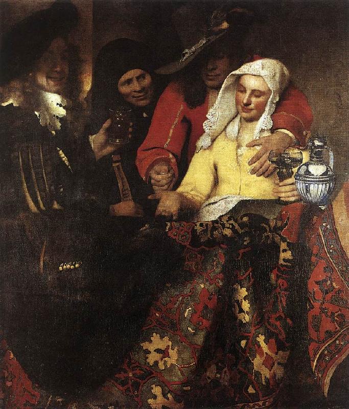 Jan Vermeer The Procuress oil painting image